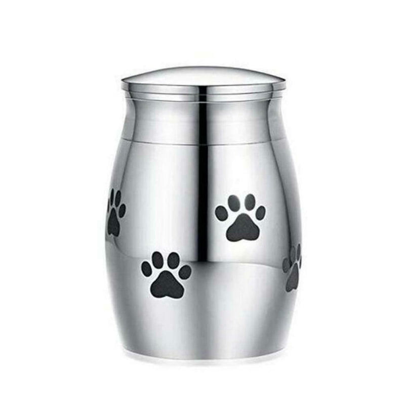 30*20MM Stainless Steel Animal Claw Printed Ashes Moisture-proof Box Small Urn