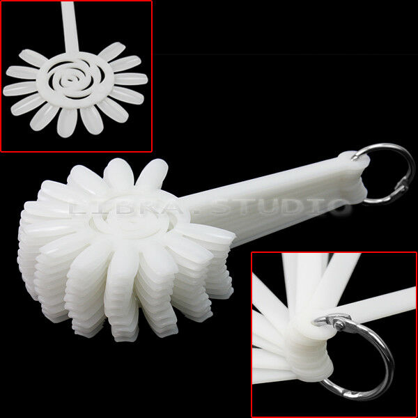 New 120 Tips Nail Art Design Wheel Flower Shape Board Practice Display Fan