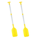 2 Pieces Collapsible Kayak Paddles Aluminum Alloy Oars for Inflatable Boat