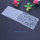 1pc Holiday Fireworks Plastic Embossing Folder For Scrapbook DIY Album Card