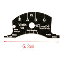 Reference Tool for Multifunctional Templates for Violin Bridge for 1/2 3/4