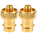 2pcs Coaxial RF Connector SMA Female to BNC Female Convert Adaptor
