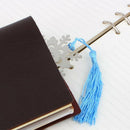 Metal Book Marker Snowflake Bookmarks Wedding Supplies Pendant Gifts Tassel