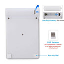 2.4G Numeric Keyboard Wireless Keypad w/ Mouse for Laptop Desktop White