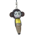 Cute Animal Wooden Cartoon Match Head Ballpoint Pen Key Chain---Random Styl L1X6