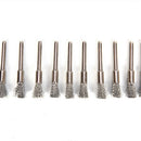 5mm Stainless steel wire brush die grinder shank power rotary drill tool 15pc OZ