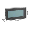 6in1 AC 60-500V/20A Blue Backlight LCD Digital Multifunctional Panel Meter