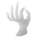 Hand Jewelry Display Holder Bracelet Support Portable (White) D5K7