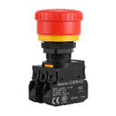 AC 600V 10A Red Sign Mushroom Emergency Stop Push Button Switch W5D1
