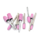 10X Pink Abrasive Mounted Stone Rotary Tool Grinding Wheel LJ