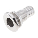 Marine Boat Thru-Hull Fitting Connector 316 Stainless Steel 1" Hose
