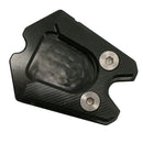 Motorcycle Side Kickstand Pad Enlarger for Vespa GTS GTV 300ie 3Vie Black