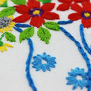 DIY Blooming Flowers Cotton Thread Embroidery Cross Stitch Needlework Kit