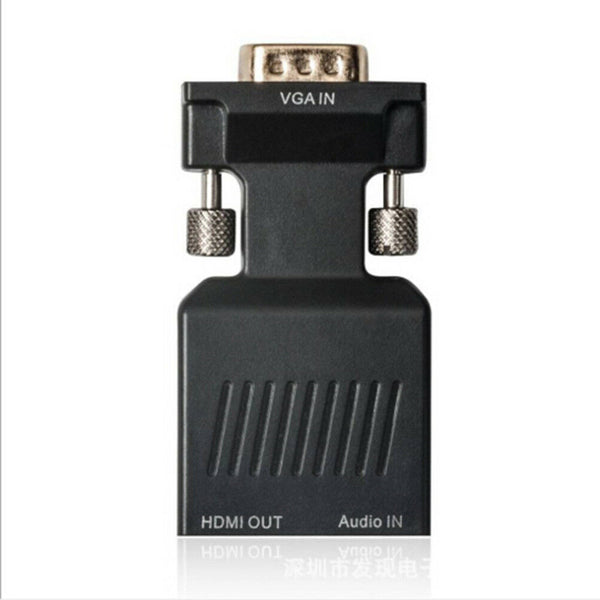 1080P VGA male to HDMI female adapter converter with USB audio cableU2 JC,a
