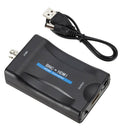 Black Converter BNC To HDMI Conector TV Signal With USB Cable HD 1080P/720P
