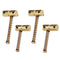 4 Golden Hexagon Screws For Electric Guitar And Bass
