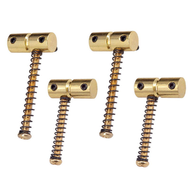 4 Golden Hexagon Screws For Electric Guitar And Bass
