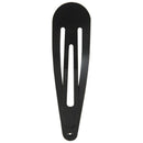 10 Pcs DIY Hairdressing Black Metal Hair Clips Hairclip 67mm x 19mm X6J5