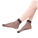 6 Pairs Sexy Ultra-thin Elastic Silky Short Silk Stockings Women Ankle Sock