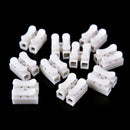 30x Self Locking mini 2Pin Cable Connectors Quick Splice Lock Wire Terminals ~ï¼ˆ