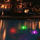 Colorful LED Solar Floating Light Underwater Swimming Pool Decor Ball Lamp