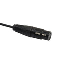 2Pack Microphone Lead / Mic Cable / XLR Patch Lead Male to 2 Female Plug 1ft