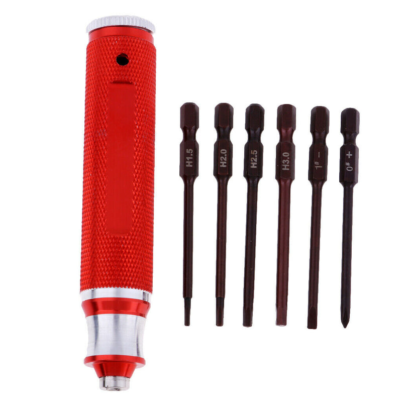 RC Drone Screwdrivers Tool Kits 1.5mm 2.0mm T6 T9 Cross Flat Head