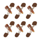 6 Pairs Sew om Horn Toggle Closures Sewing Buttons For Coat Jacket Duffle