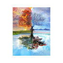 The Tree With Four Seasons Diamond Painting 5D DIY Paintings Full Drill Kit Art