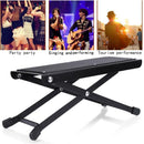 Anti-Slip Guitar Foot Rest Stool Guitar Pedal 4 Adjustable Height Levels