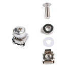 50pcs M5x20mm Carbon Steel Screws and Cage Nuts for Server Rack Cabinet