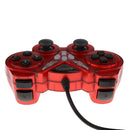 USB 2.0 Game Controller For PC Laptop Joystick - 12 Buttons - 2  - Red
