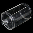 1X Clear Acrylic Storage Holder Box Cotton Swab Makeup Organizer Glossy Case OZ