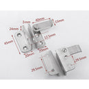 2pcs Stainless Steel Safety Door Latches, Solid Gate Latches/Lock for Pet