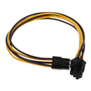 PCIe 6 Pin to PCIe 6 Pin Graphics Card PCI Express Power Adapter Extension