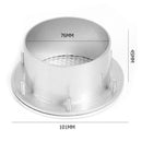 Car Racing Grille Front Bumper Vent Inlet Air Duct for Cold Air Intake Induct