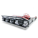 Roof Luggage Rack 4 Led Light Bar For 1/10 Rc Crawler For D90 For Axial For