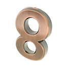 Home Address Sign 2, 0, 1, 8,Custom Address Plaque Sign Brushed Floating