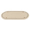 3x Crochet PU Bag Bottom Shaper Cushion Hand-woven Bag Pad Accessory Beige