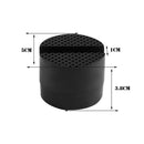 5CM Universal Slotted Frame Rail Floor Jack Guard Adapter Lift Rubber Pad Black