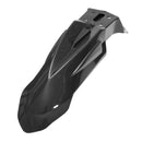 2xPlastic Motorbike Front Shield Mud Guard  Mudguard Cover Black+White