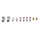 10pcs Air Line Hose Fittings Coupler Quick Release Connector 1/4''
