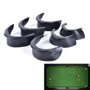 6Pcs/Set Billiard Pool Table Valley Pocket Liners Rubber Billiard Replacement M&