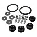 Black Quick Release JDM Bumper Fender Trunk Fastener Screw Bolt Loop Ring K B1X7
