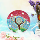 DIY Tree Diamond Painting Light Special Full Drill LED Night Lamp (Red)