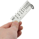 1Pc wire gauge thickness measuring tool wire/sheet metal gage measurement plate-