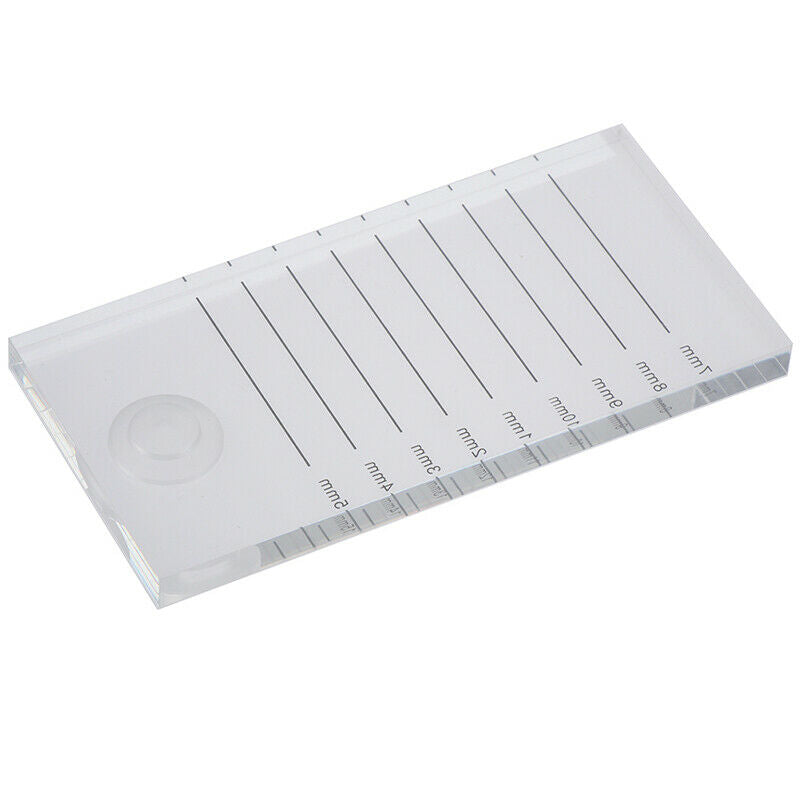 Lash Tile Acrylic Pallet Eyelash Extension Glue Plate Eyelashes Stand Holder  Fw
