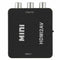 Mini 1080P HDMI Composite to RCA Audio Video AV CVBS Converter Adapter For HD B6