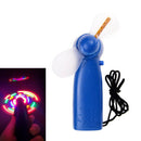 Flash LED Color Matrix Mini Air Cool Fan summer Portable handhold fan FT
