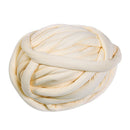 25 Meters Chunky Wool Yarn  Soft Bulky Arm Knitting Wool Roving Beige